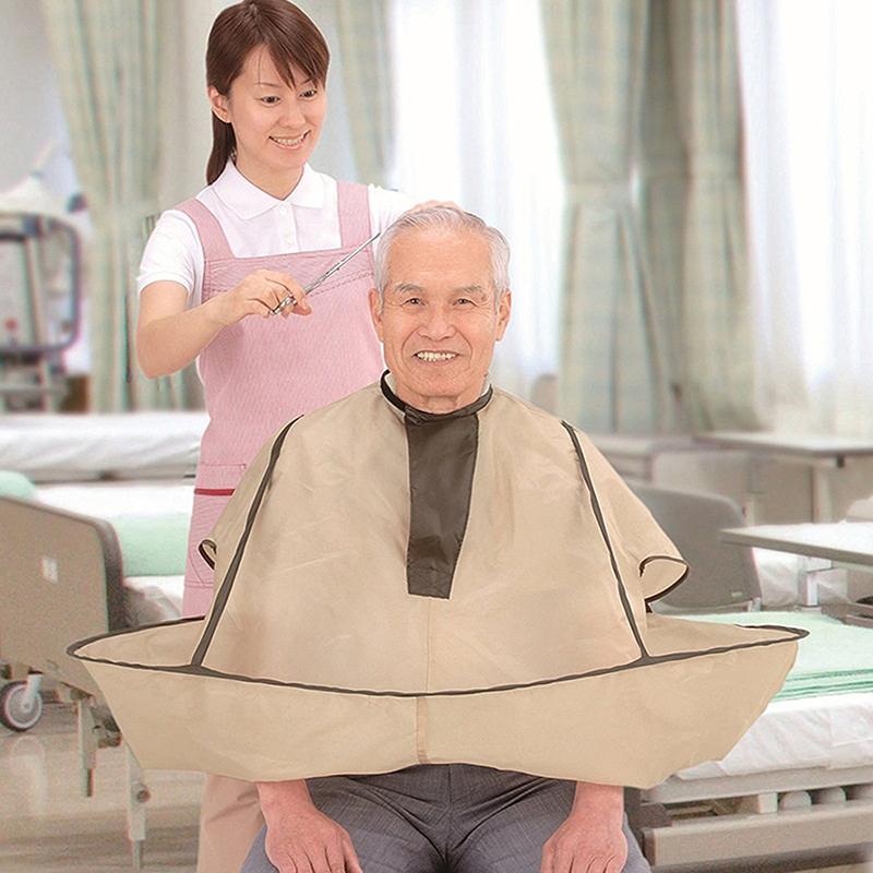 Waterproof Adult Hair Cutting Cloak Foldable Umbrella Cape Salon Barber Home Hairdressing Cape Cover Cloth Hair Cutting Tool