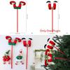 Christmas Elf Leg Fabric Decoration With Cartoon Style For Holiday Tree Accessories