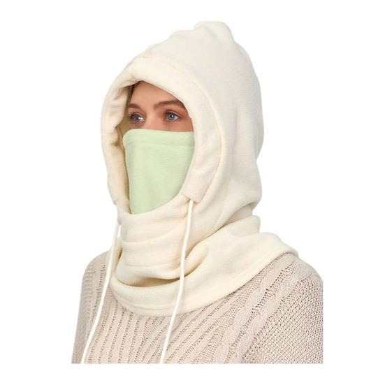 Jezdecká pokrývka hlavy Vylepšený fleece Nastavitelná stahovací šňůrka Větruodolný design Zesílená lyžařská čepice Vybavení do chladného počasí