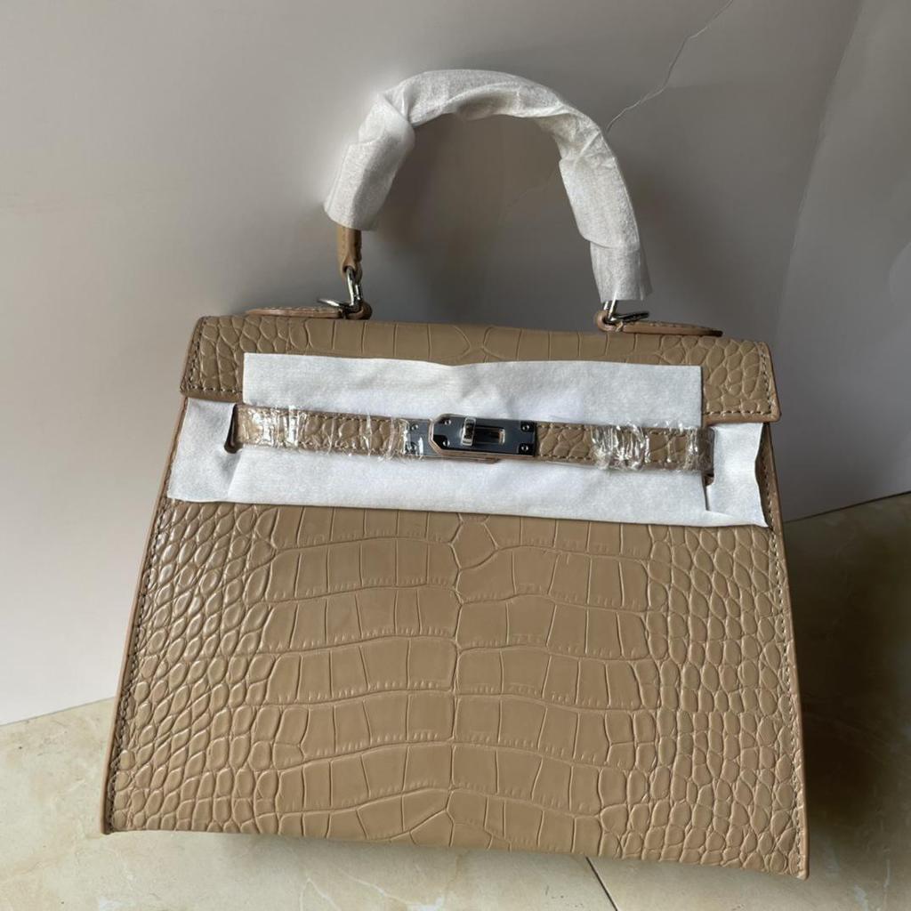 Kabelka Kelly se vzorem krokodýlí kůže 2025: Retro kabelka přes rameno a crossbody, horký prodej