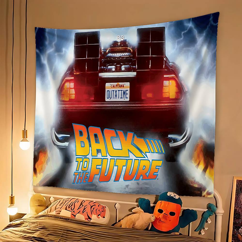BBack To The Future Tapestry Customizable Tapestries Of Various Styleswall Hangings Celebrity Photo Printingwall Hangings