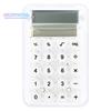 Student Calculator LCD Display Large Screen Silicone Buttons Battery Powered 8-digit Handheld Study Electronic Calculator School Supplies