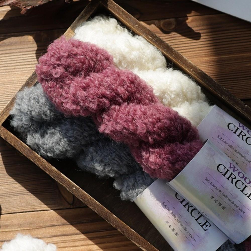 Solid Color Merino Wool Yarn 50g Knitting Yarn Ball New Crochet Wool Thread DIY Crochet