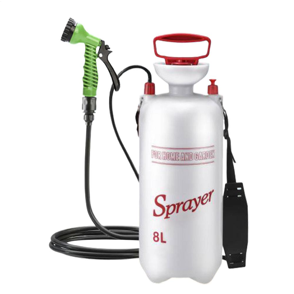 Outside Shower Camping Shower Pump 8l Bathing Faucet Multi-functional Sprayer for Camping Backpacking Hiking Hospital Hotel