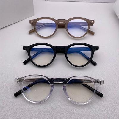 Joint Ultra-Light Plate Round Frame Glasses Mm116 Maggie Block Frame Glasses Female Anti-Blue Light