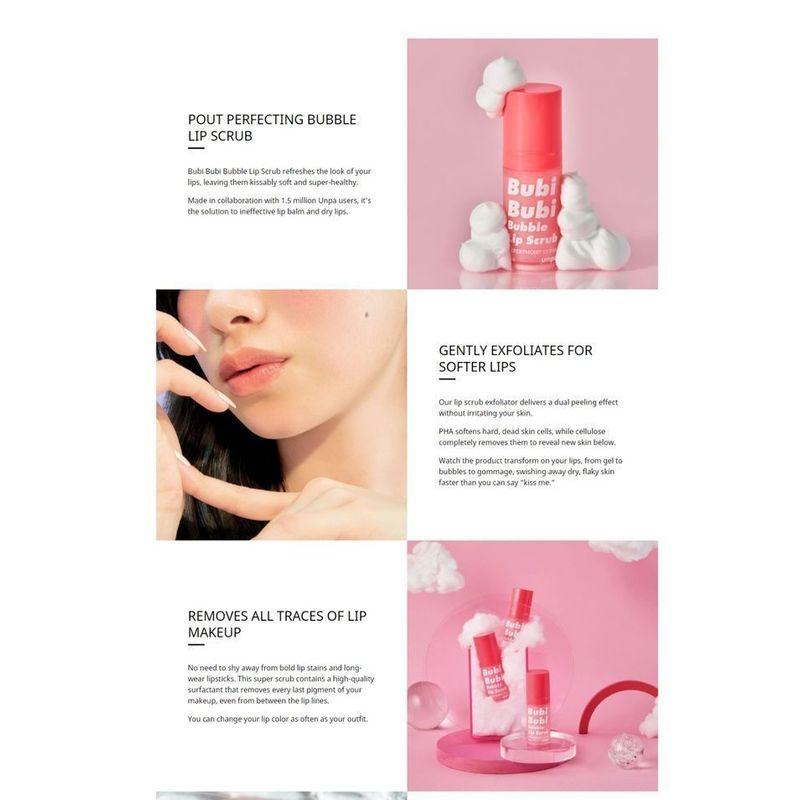 unpa - Bubi Bubi Bubble Lip Scrub