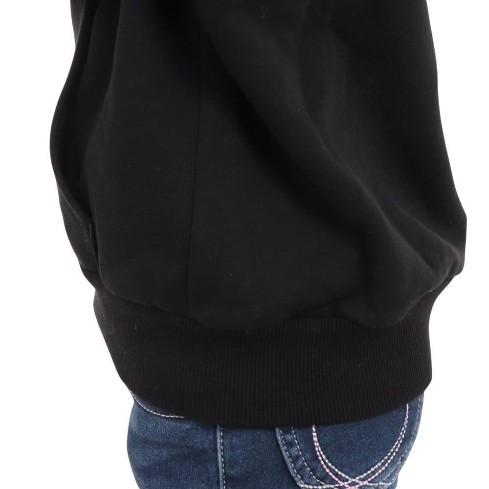 New Balance Kids Sweatshirt Heavyweight Sweat Full Zip Hoodie ABT35150 BK 130 (Black)