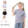 T-shirt for Girls – Soft Knitted Fulicra with Rhinestones, Straight Cut, Various Colors Summer 6414-105-5 HC