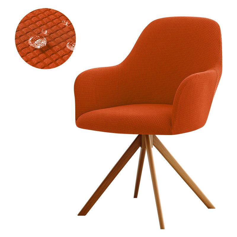 Waterproof Cubic Lattice Velvet High Armrest Chair Cover Soft Household Four-Season Chair Cover Elastic Cover
