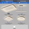 Italian Luxury Ceiling Lamp Set: 2025 Modern Atmospheric Design for Living Room
