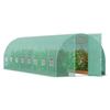 Walk-in Tunnel Greenhouse 27.38x9.5x7.38ft Galvanized Frame PE Cover Green