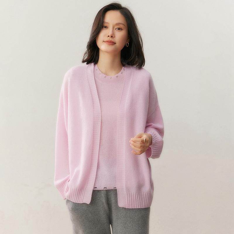 Qinghe 100% Pure Cashmere Women's Sweater - Ultra Soft Luxury Winter Pullover