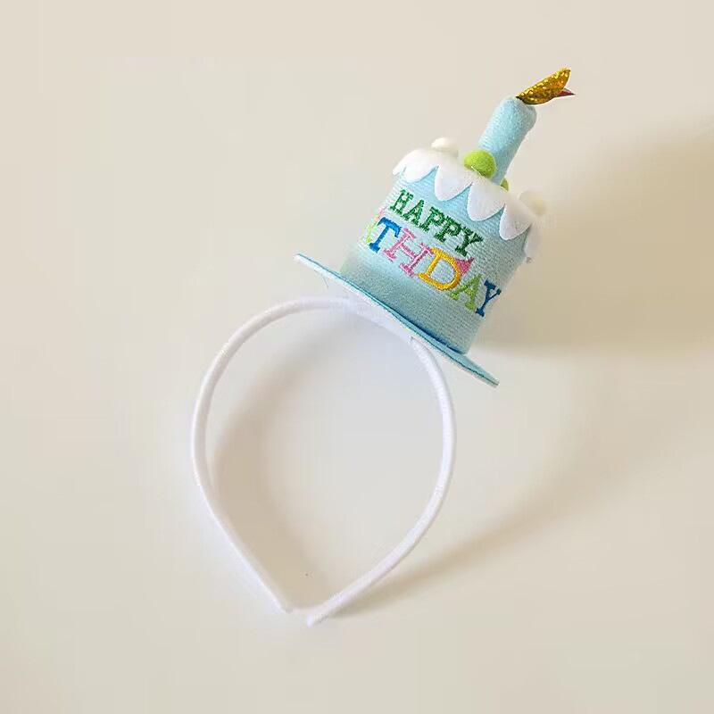 Princess Rhinestone Crown Birthday Hair Clip - Cute Top Hat Accessory for First Birthday Cake Party