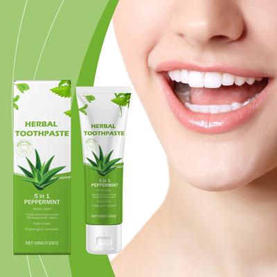 Aloe Cleansing Toothpaste Gently Cleans Teeth,  Odor, Stains, Brightens And Beautifies Teeth