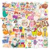 80 Pcs Sloth Alpaca Stickers for Kids Cute Animals Graffiti Sticker Decal On Laptop Fridge Water Bottle Desk Boys Girls
