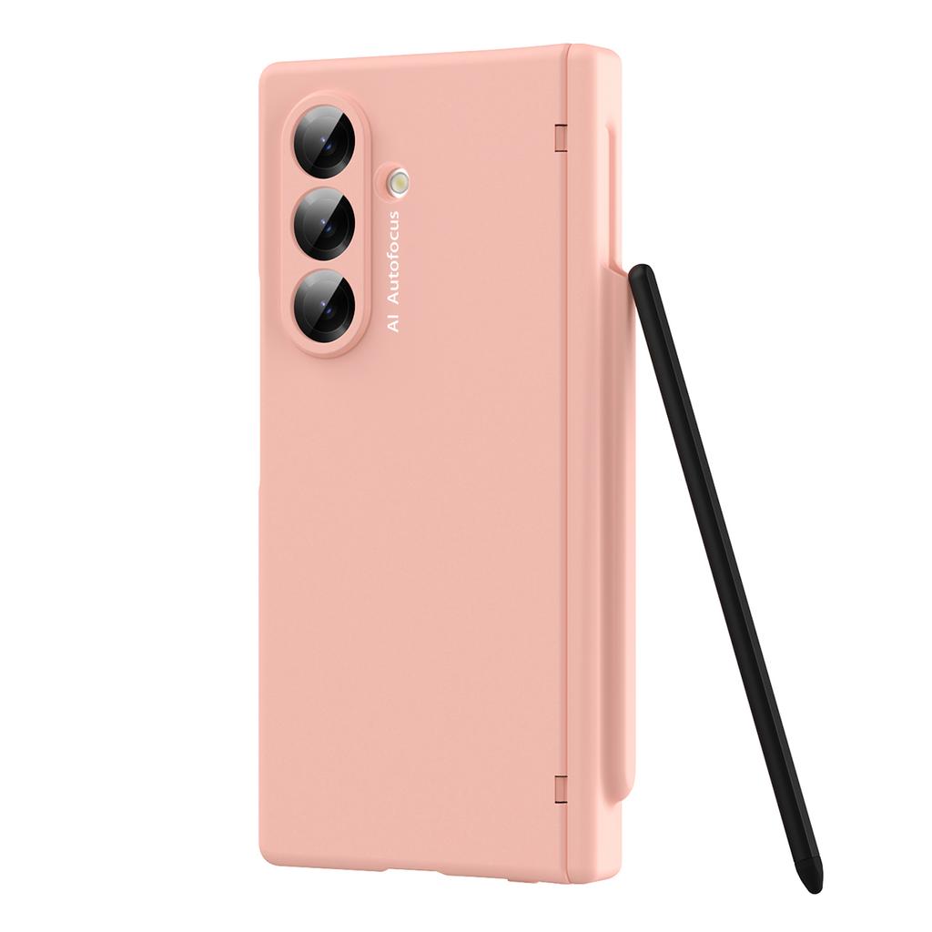 Macaron Style Frosted Hard PC Cover Case For Samsung Galaxy Z Fold 7 6 5 4 3 2 with Glass Screen Protector Touch Pen