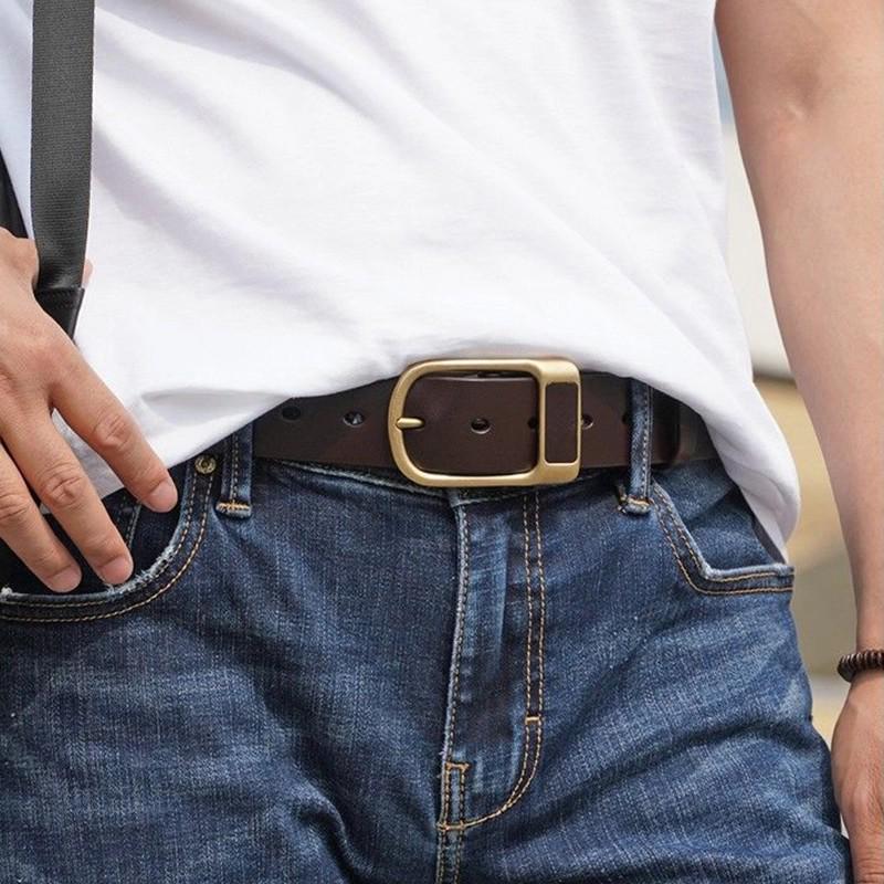 Men's Rotating Buckle Belt – Casual, Versatile, Fashionable Korean Style