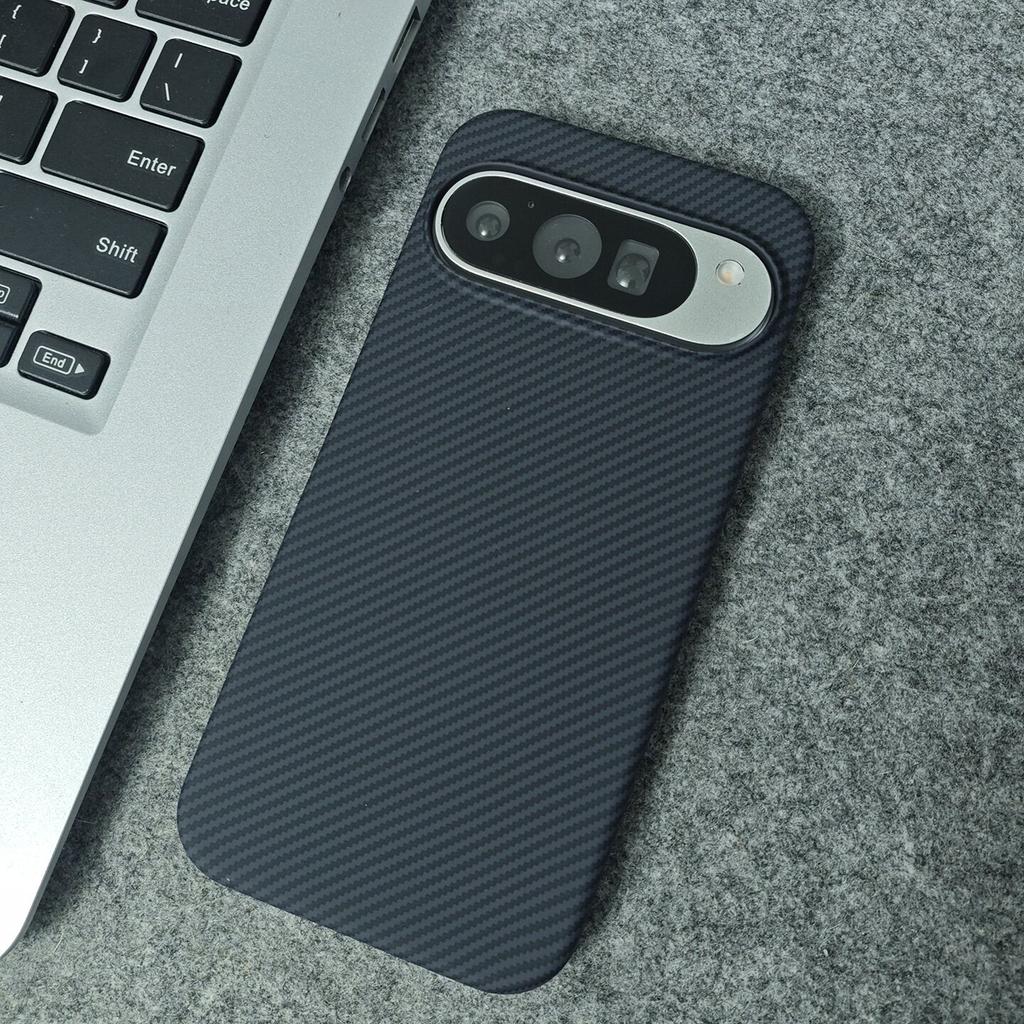 Case For Google Pixel 10 Pro XL Pixel 9 Pro Matte Hard Carbon Fiber Texture Pattern Light And Thin Phone Cover Bumper