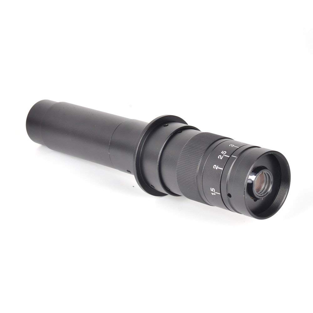 HAYEAR Monocular MAX 300X Zoom Glass Lens Adapter Digital Microscope Camera Objective C-Mount f/Industrial