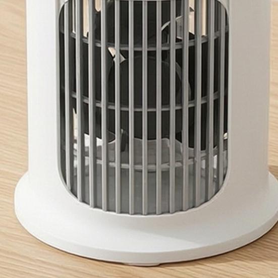 Desktop Misting Fan, Portable Cooling Fan with Spray, 3 Speed USB Rechargeable Mini Air Cooler for Home Office