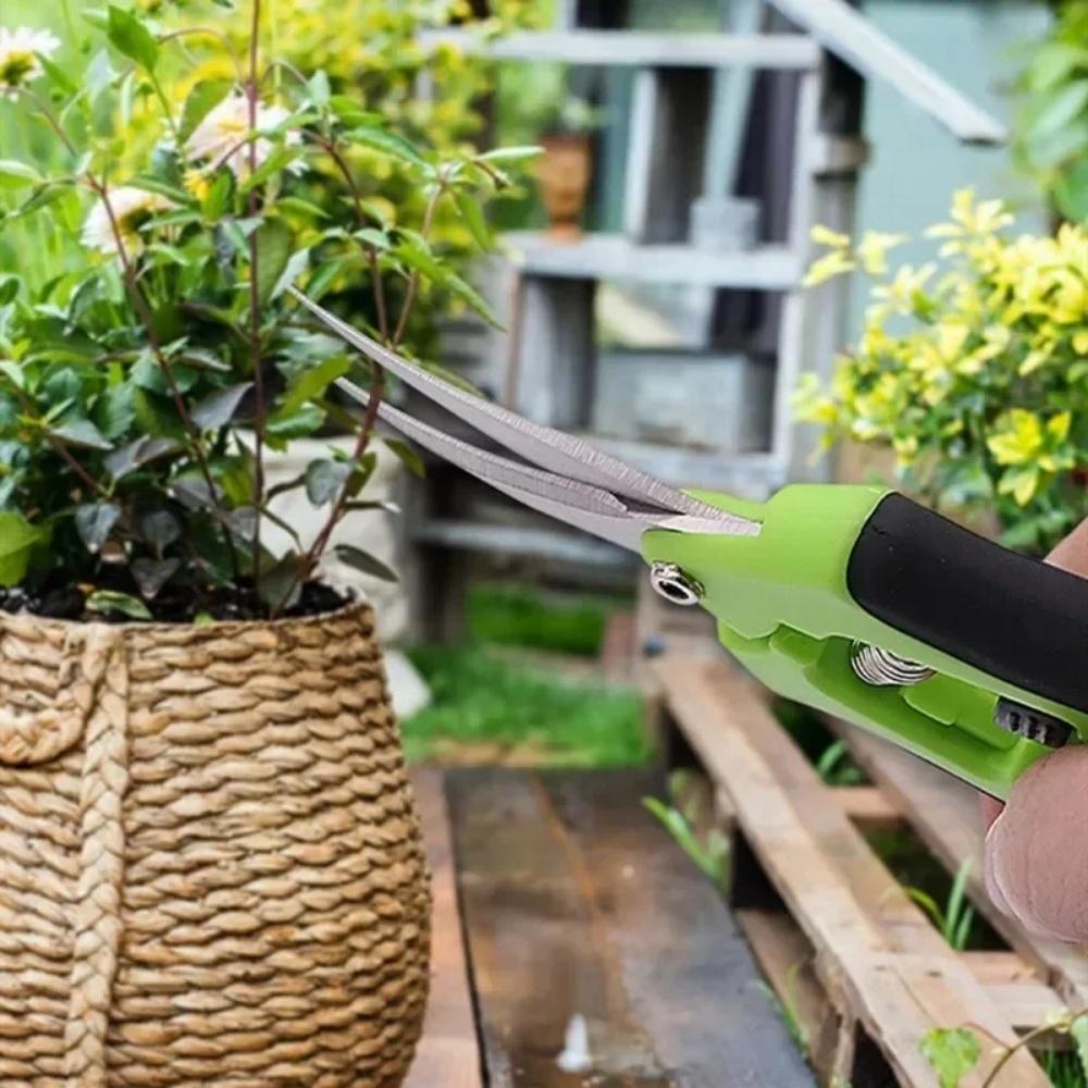 Pruner Garden Scissor Multifunction Stainless Steel Precision Springs Pruners Heavy Duty Pruner Garden Branch Trees Fruits Shear
