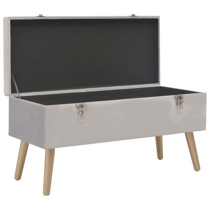 VidaXL Banc avec Compartiment de Rangement Tabouret Banc d'Entrée Salon Chambre à Coucher Salle de Séjour Intérieur 80 cm 329932