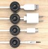 Clip Magnetiche per Cavi, Organizzatore di Cavi, Gestione Cavi da Scrivania, Supporto per Cavi del Telefono, Clip per Cavi da Scrivania