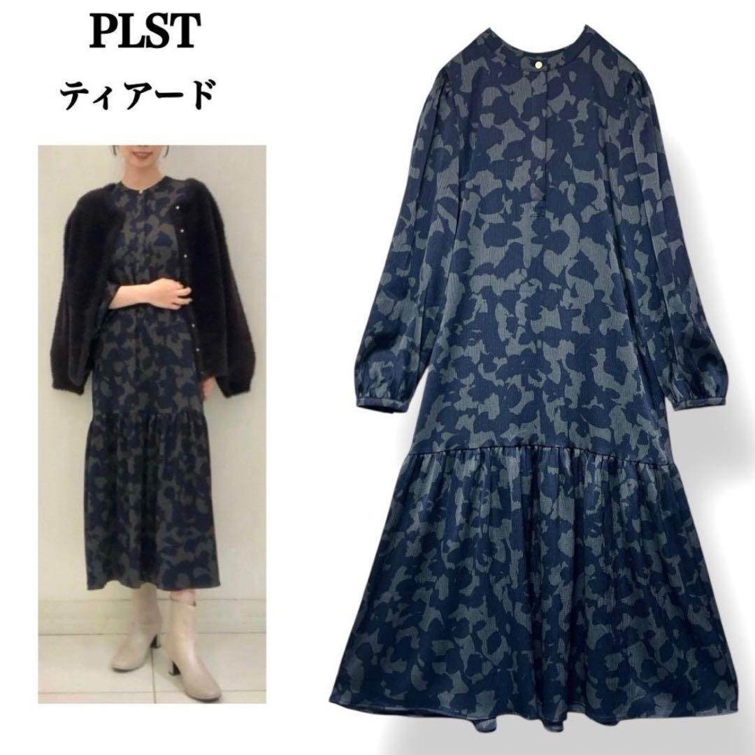 [Unused grade] PLST Plaste Flower Print Dress Tiered