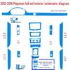Volkswagen CC Magotan B7L Interior Gear Decor Sticker for 09-18 Models