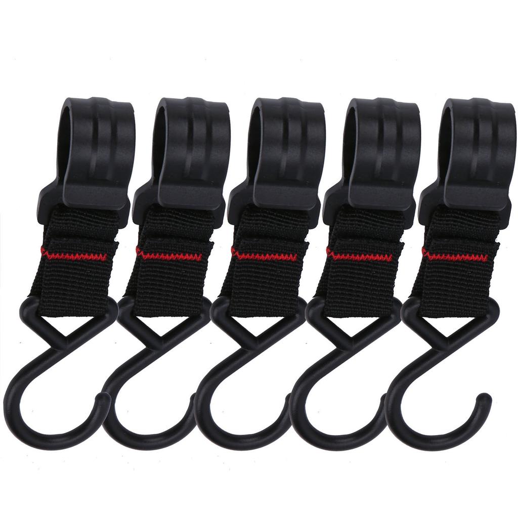 5Pcs Outdoor Hanging Hook Camping MultiFunctional Strap Hanger for Light Cookware