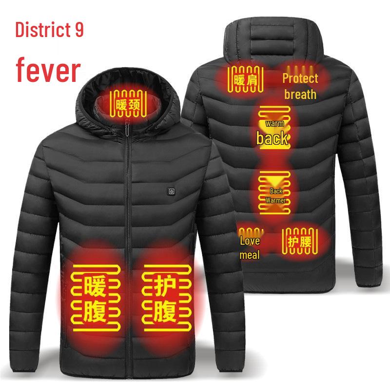 

Unisex Smart USB-Heated Cotton Jacket - Cold-Proof Outerwear S