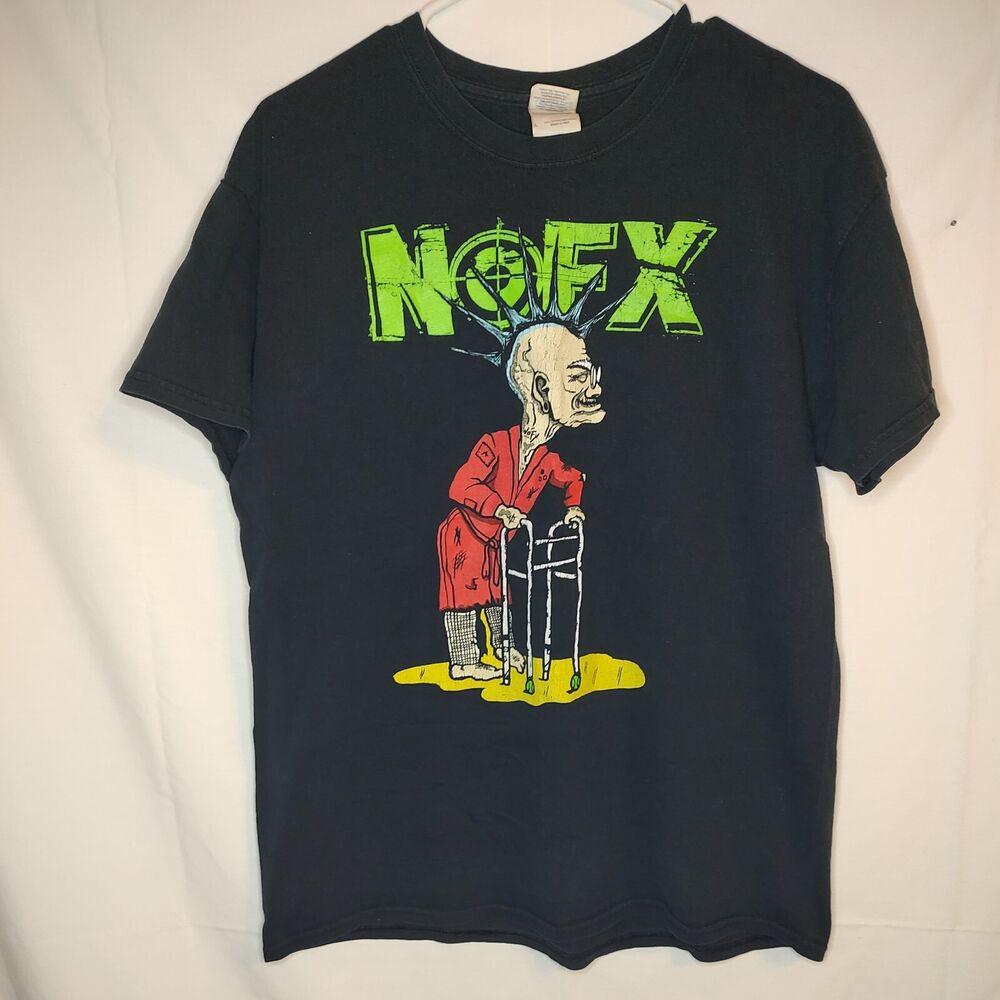 

Винтажная футболка унисекс Nofx Punk Walker Редкая S