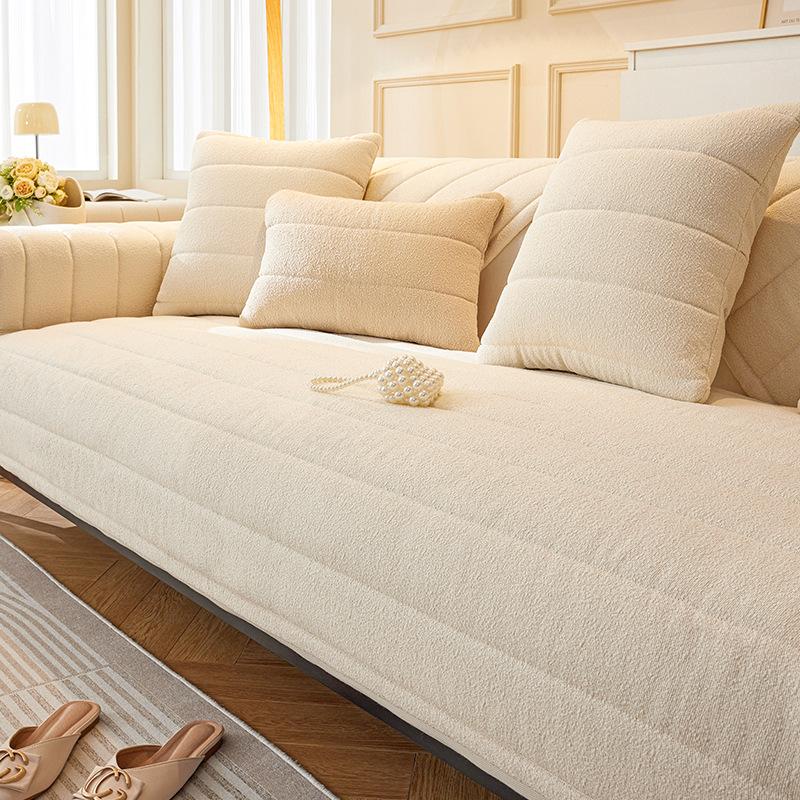 

Non-Slip Sofa Cushion Cover Universal Four Seasons Anti-Scratching Thickened Simple Design for All Sofas 70*70cm
