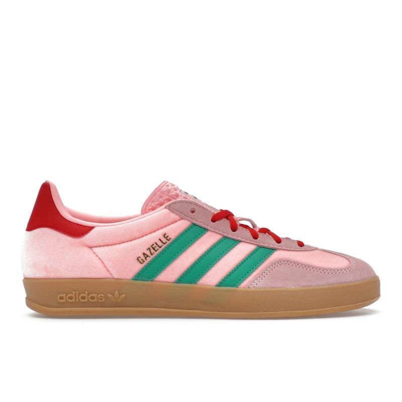 

Adidas Originals Gazelle Indoor W Glow Pink Court Green JI2713 38
