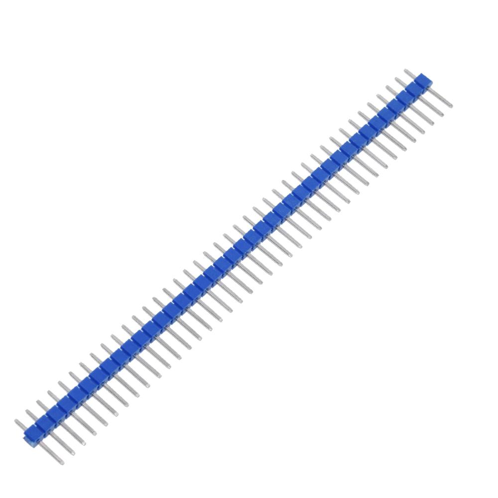 40Pin 1x40P 2.54MM Male Breakable Pin Header Strip Module Blue Red White Green Yellow Black