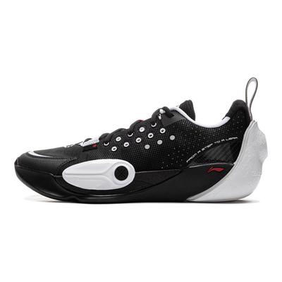 Li Ning All City 13 Cushioning Abrasion Resistant Slip Resistant Low Top Basketball Shoes Men's Black White ABAV001-3