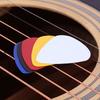 10pcs 0.46mm Solid Color Guitar Picks Colorful Electric Smooth Guitar Paddles Suit for Ukulele Bass Acoustic Music ZSY