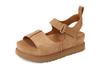 UGG Golden Star High Chestnut cm Women's Sandals, Suede, 25.0