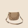 Flip Crossbody Bags For Women Pleated Ruffled Saddle Bag Hasp Shoulder Bags Luxury Commuter Designer Handbags Small Square Bag