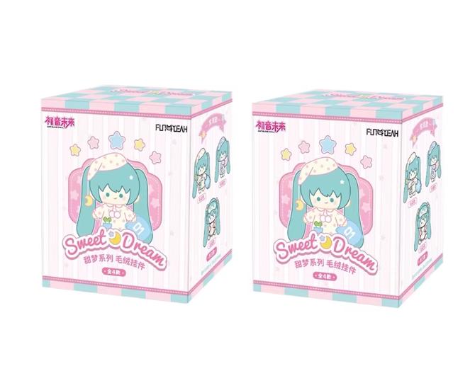 Yeni Orijinal Hatsune Miku Tatlı Rüya Serisi Peluş Bebek Kolye Ucu Kör Kutu - Luka Rin Len Meiko Kaito Özellikli Koleksiyonluk Oyuncaklar