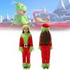 Adorable Christmas Grinch Costume For Kids In Soft Polyester For Festive Celebrations