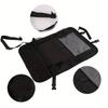 Multi-Functional Car Seat Organizer, Oxford Cloth Hanging Chair Back Storage Bag with Anti-Kick Design, iPad Holder