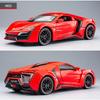 1/24 Lykan Hypersport Supercar Model Diecasts & Toy Vehicles Toy Car Metal Collection Toy Kid Toys for Children Kids Gifts
