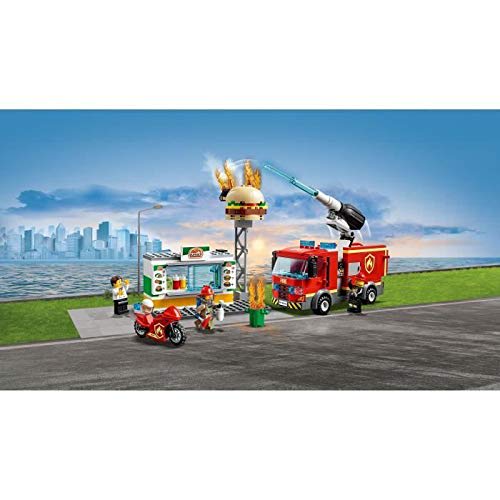 LEGO City Hamburger Shop Fire 60214 Blokové autíčko