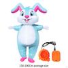 Easter Bunny Inflatable Costume Full Body Rabbit Suit for Halloween Role Play