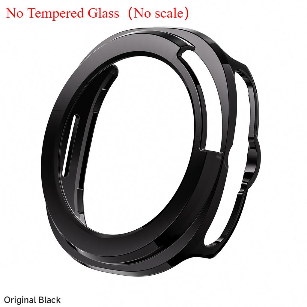 Protector Case For Samsung Galaxy Watch 8 Classic PC Hollowed Cover Protective Bumper Shell Tempered Glass Screen Accessories