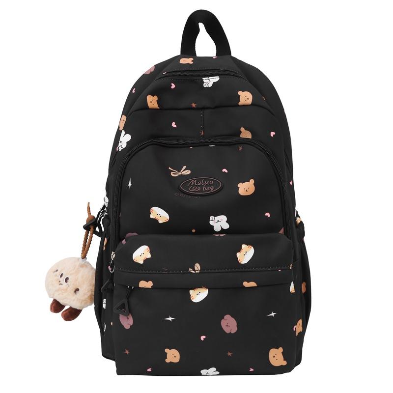 Schoolbag Japanese Ins Cartoon Backpack 1011 New Korean Version Large Capacity Junior High School Student Schoolbag High School Student Backpack