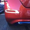 For Nissan Leaf 2017 2018  Chrome Car Rear Bumper Fog Light Lamp Cover Trim Tail Foglight Bezel Trim Exterior Accessories