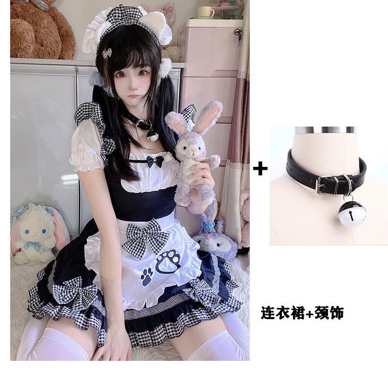 Japanese Maid Outfit Sweet Kitten Wild Maid Cosplay Cute Soft Girl Two-dimensional Jumpsuit