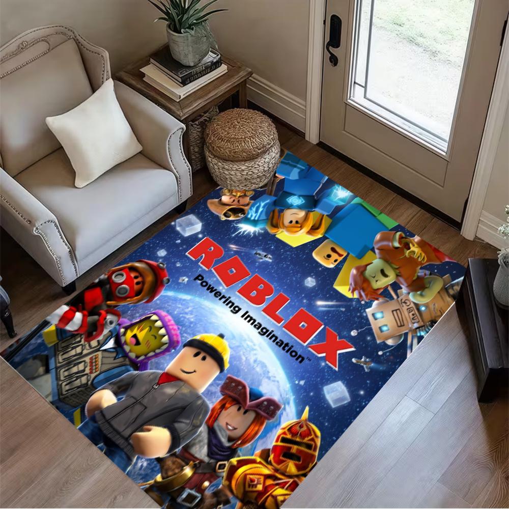 Roblox Adventure Carpet Perfect For Foyer Study Room Decorate Room Entryway Antislip Carpet Office Home Decor Perfect Gift For Friends Family